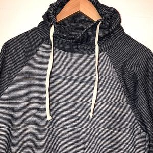 Express Light / Dark Blue Funnel NeckPullover M